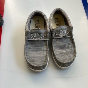 Hey dude Wally youth linen stone Y2 shoes